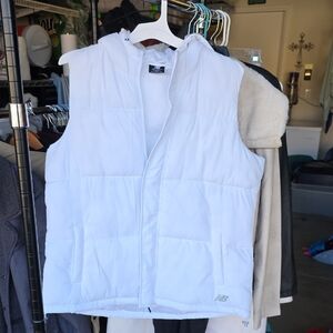 New Balance Women's Light Blue Hooded Vest